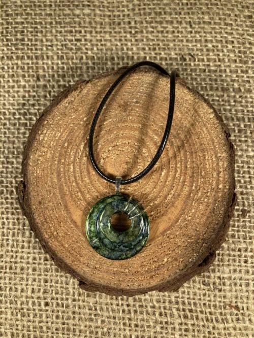 Green &amp; Blue Triple Washer Pendant