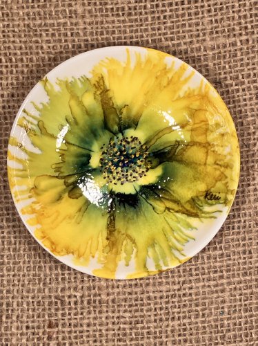 Sunflower Trinket Dish